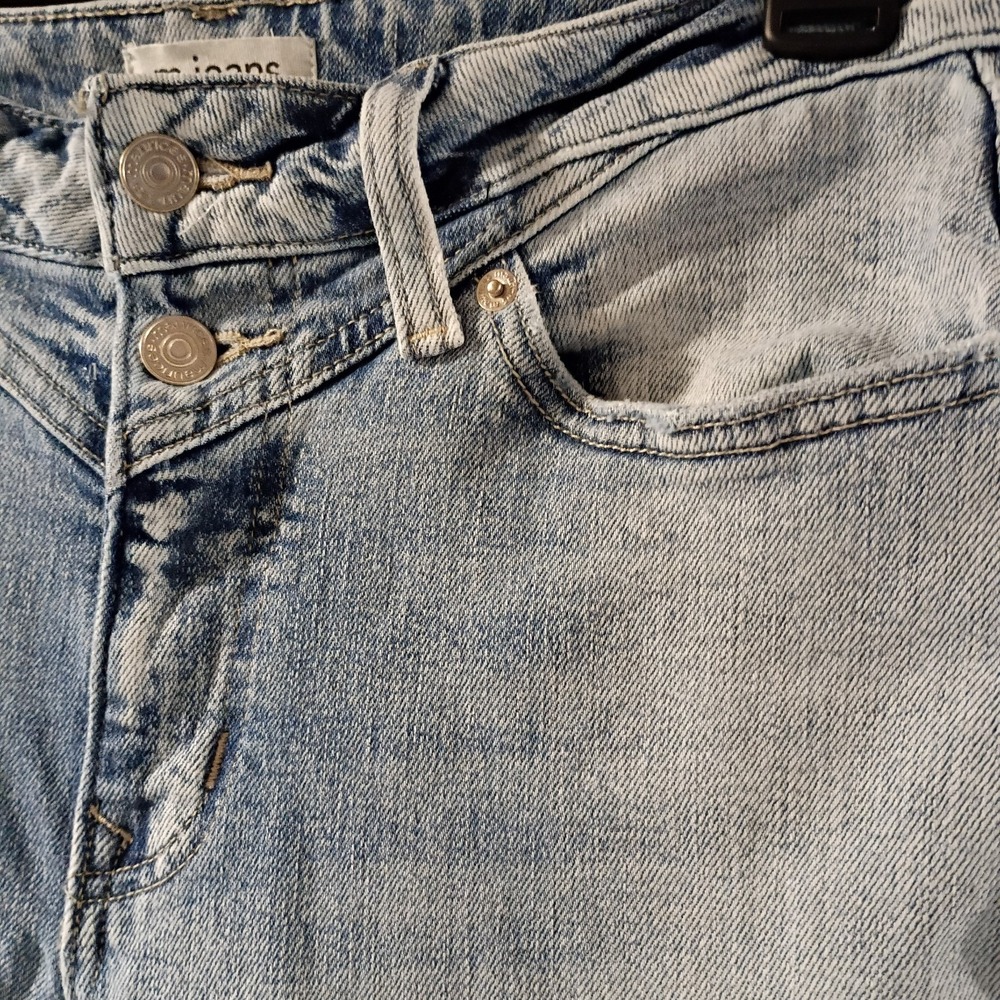 EUC High Rise Original Fit Kick Boot Ankle Women's Size 8 Short Blue Denim Jeans - Picture 8 of 12